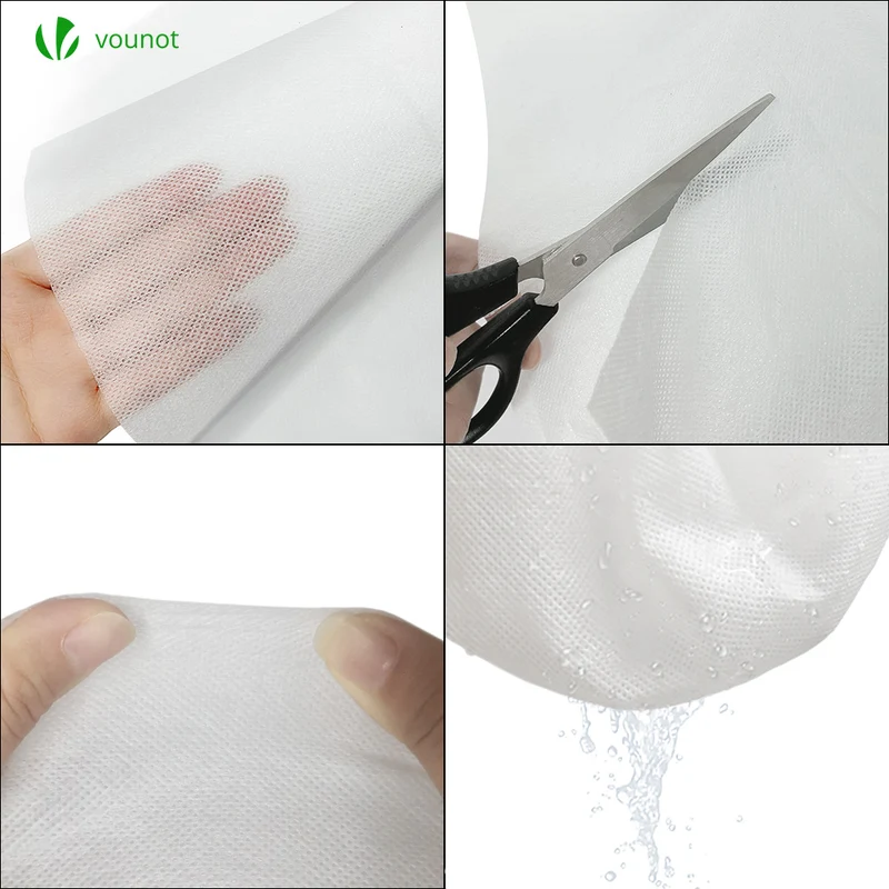 Voile d’hivernage en Polypropylème 50g/m² 1.5x10m avec piquets blanc