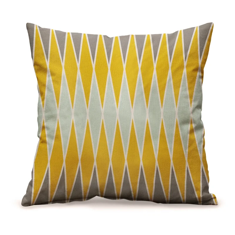 Coussin Canapé Lin Graphique KERMA