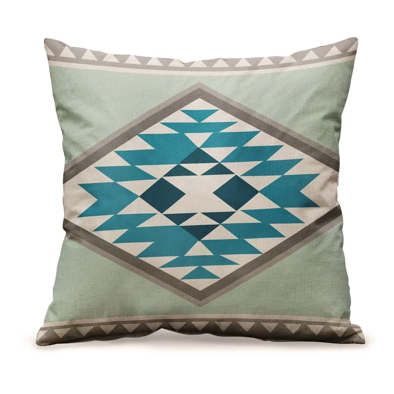 Coussin Canapé Lin Graphique KERMA