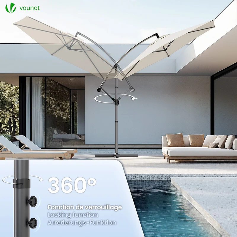 Parasol deporte 3M avec housse de protection