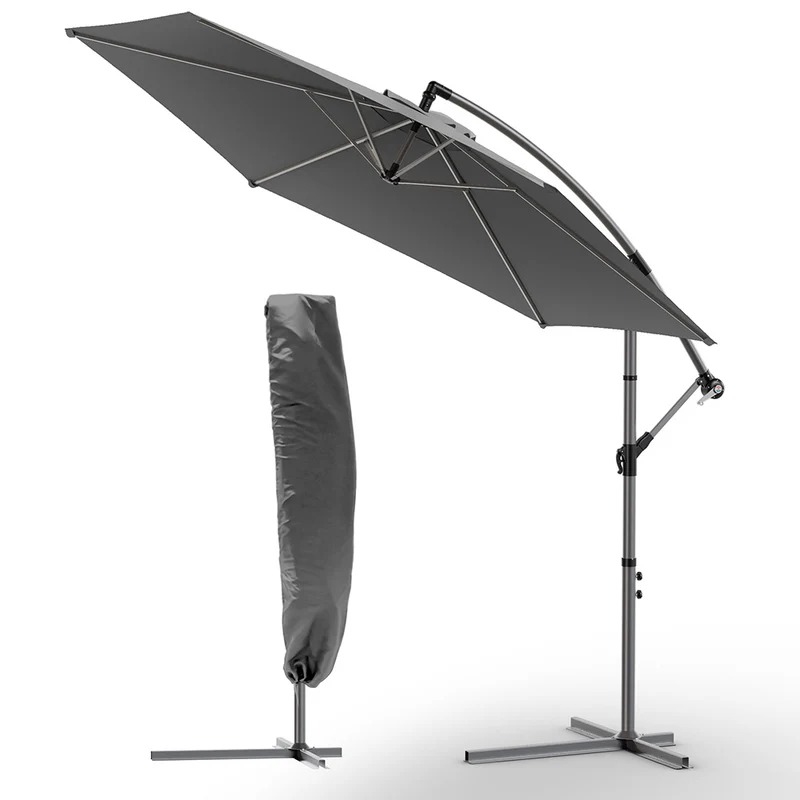 Parasol deporte 3M Gris fonce avec housse de protection