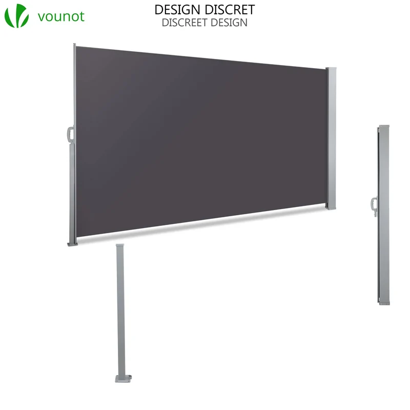 Paravent retractable avec housse de protection