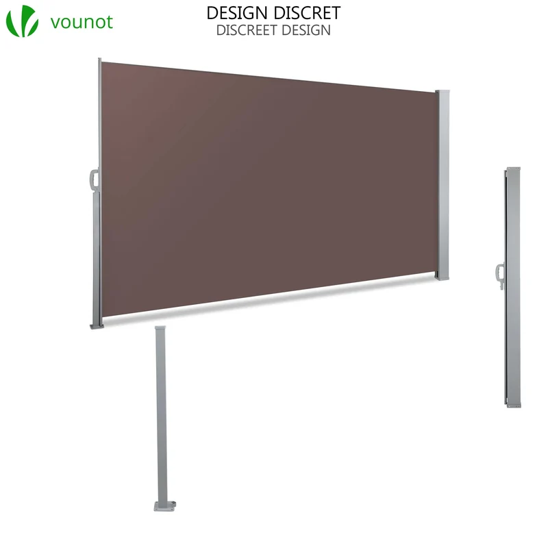Paravent retractable avec housse de protection