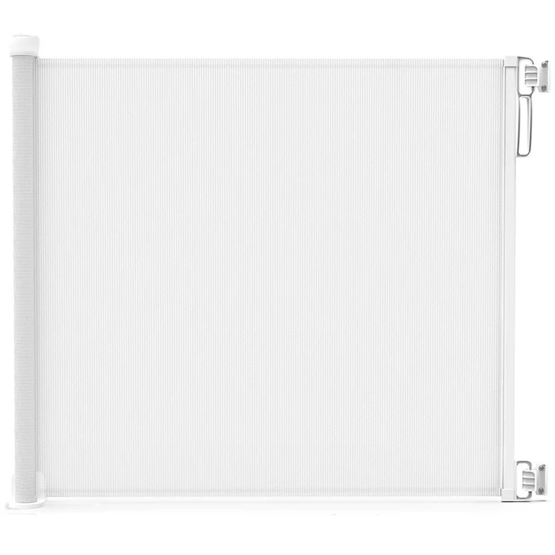 Barriere de securite retractable 180cm blanc