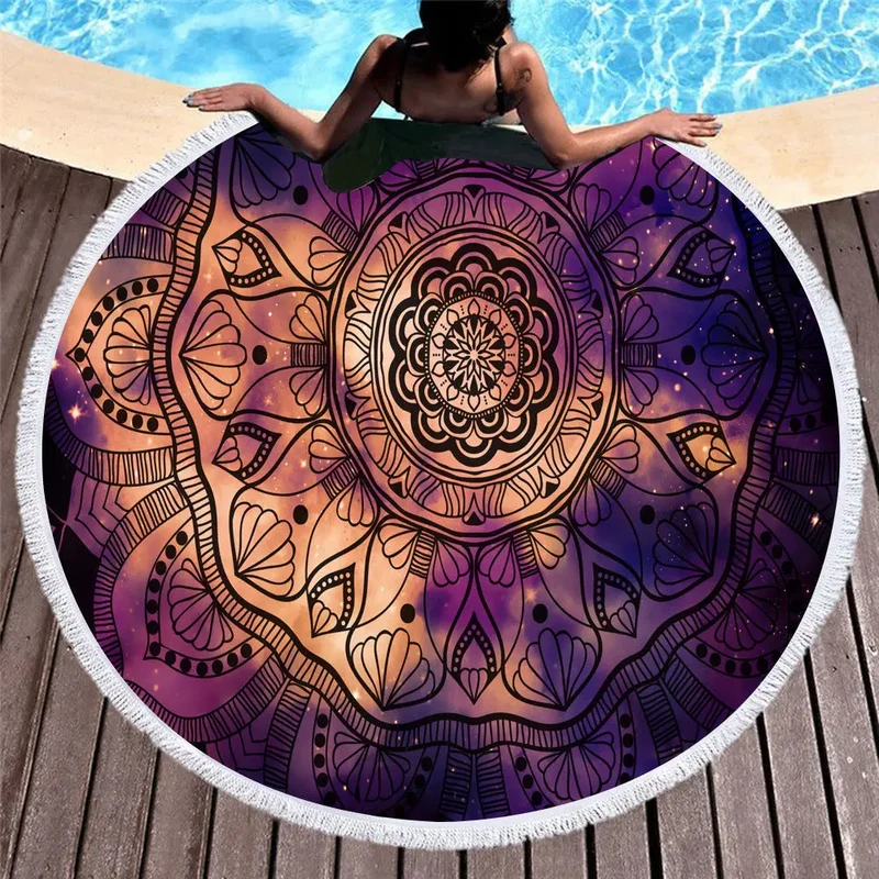 Serviette de Plage Fleurie PIXA