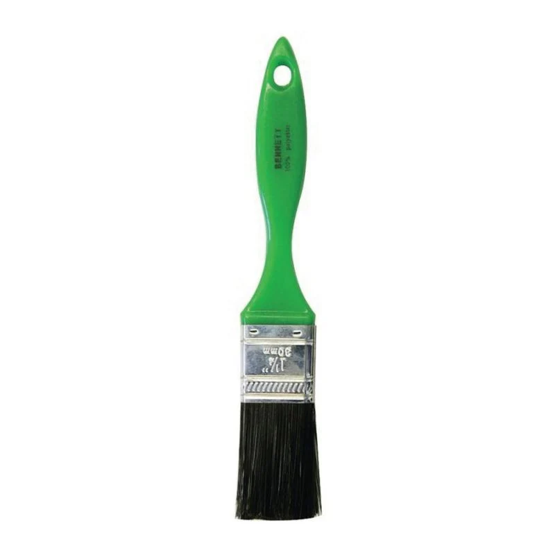 Bennett - Pinceau Soies noires en polyester, manche vert Économique