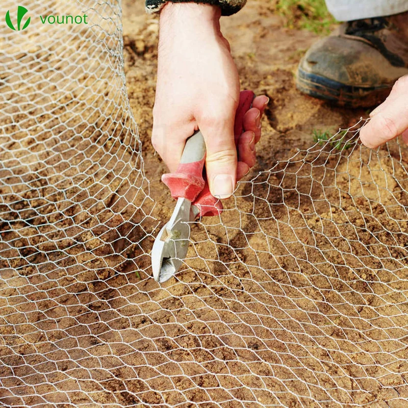 Grillage a poule avec fils 25mm en acier galvanise 1x25M