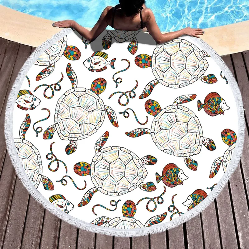 Serviette de Plage Microfibre TORTUO