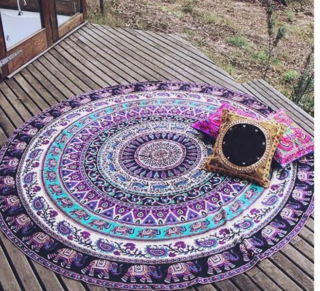 Serviette de Plage Ronde OCIOLLO