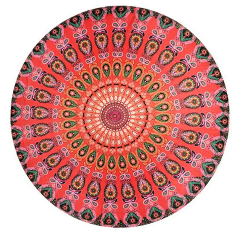 Serviette de plage Polyester Peacock