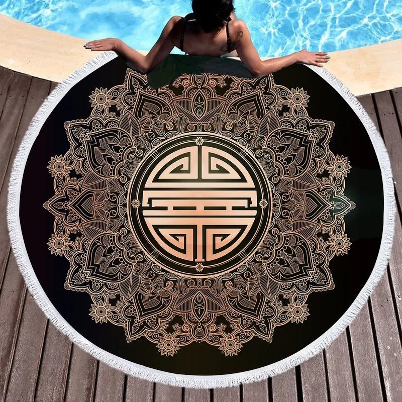 Serviette de Plage Mandala ELEPHA