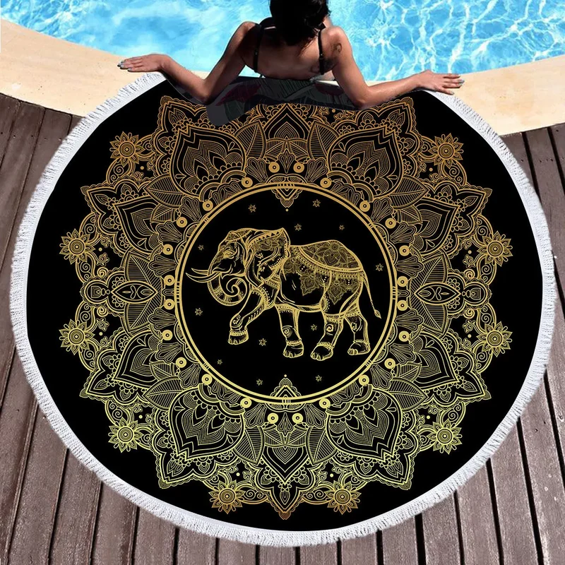 Serviette de Plage Mandala ELEPHA