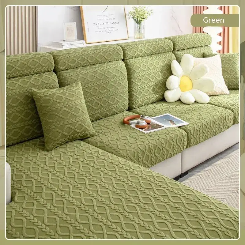 Housse Assise Canapé Élastique JACQUAARD