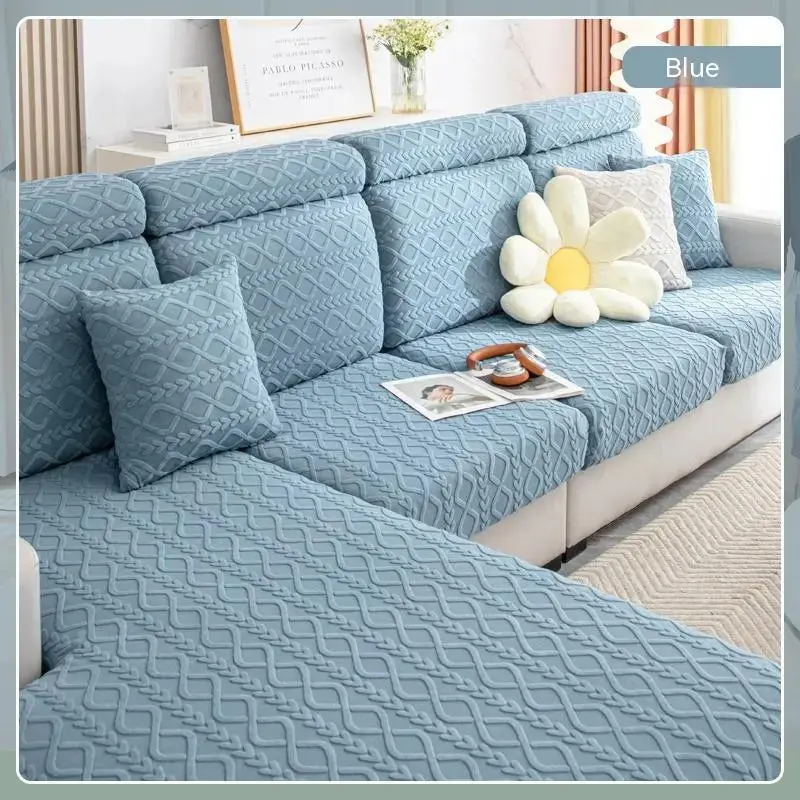 Housse Assise Canapé Élastique JACQUAARD