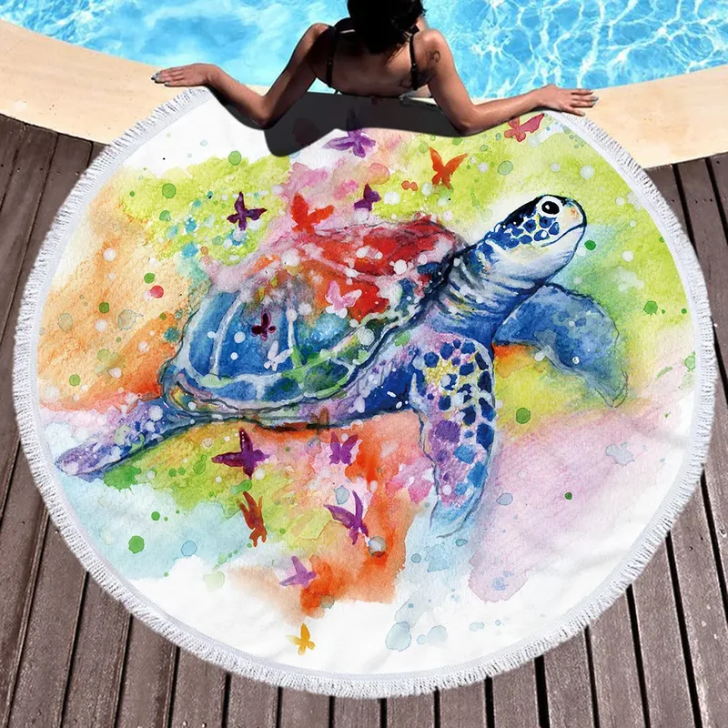 Serviette de Plage Microfibre AZURE