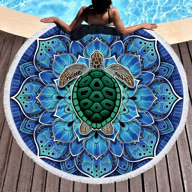 Serviette de Plage Microfibre AZURE