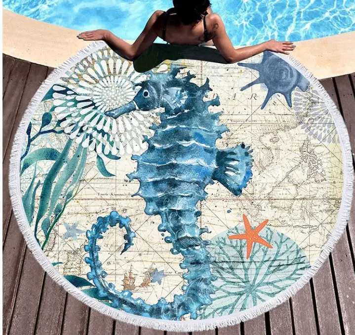 Serviette de Plage Microfibre AZURE