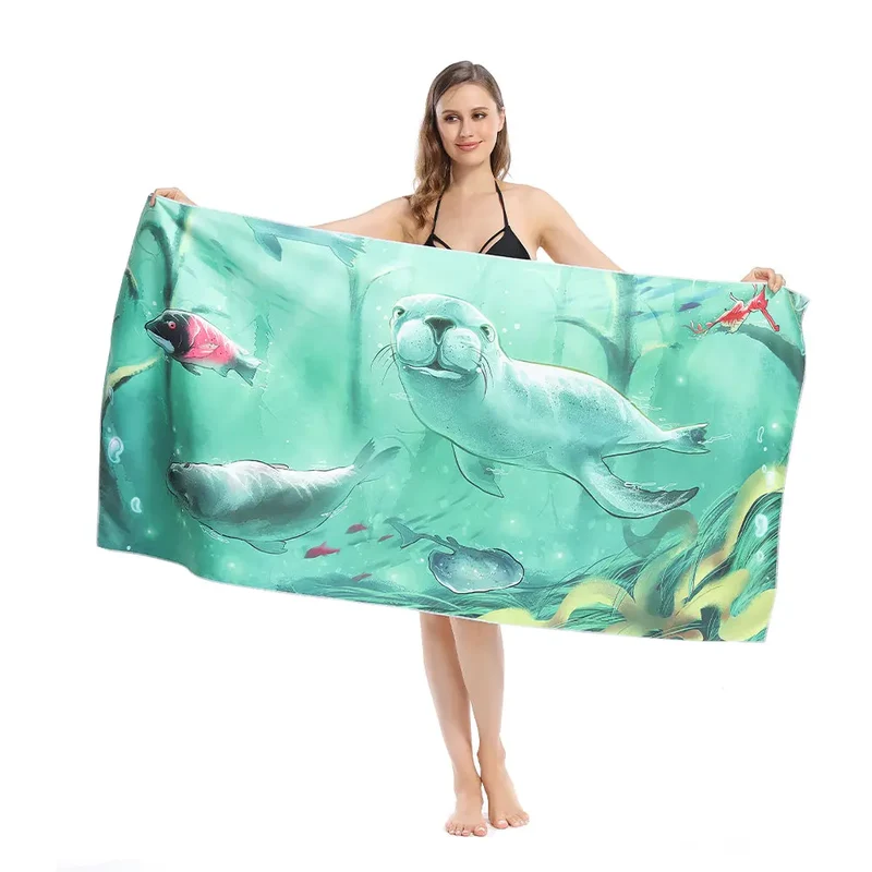 Serviette Plage Microfibre ZENOA
