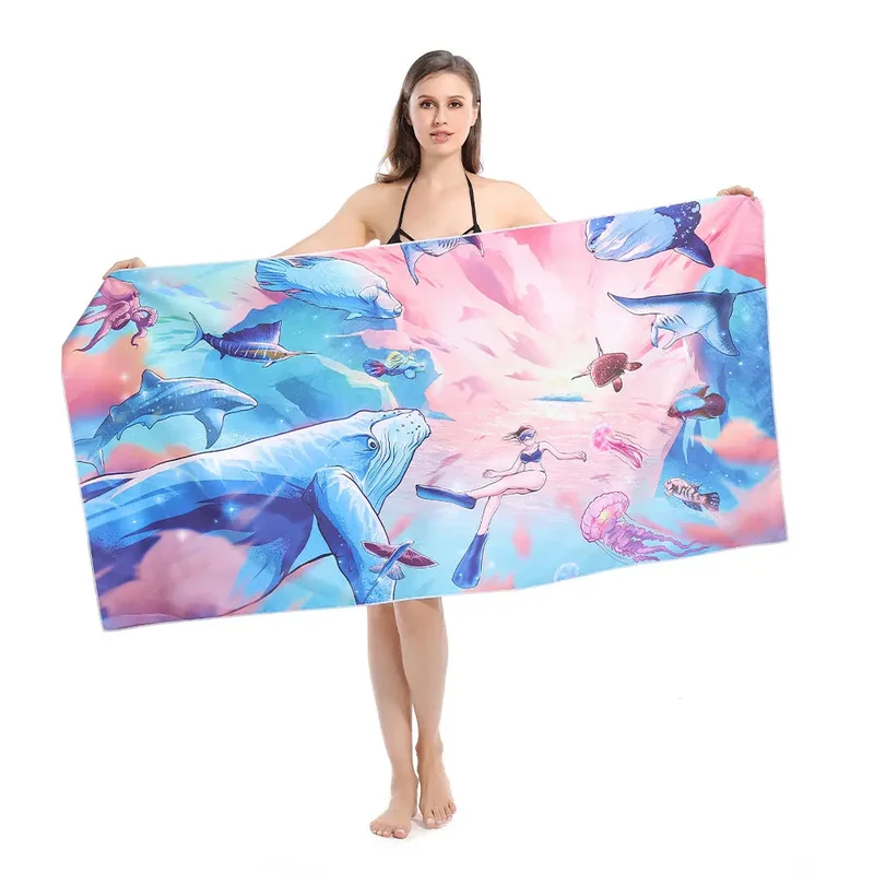 Serviette Plage Microfibre ZENOA