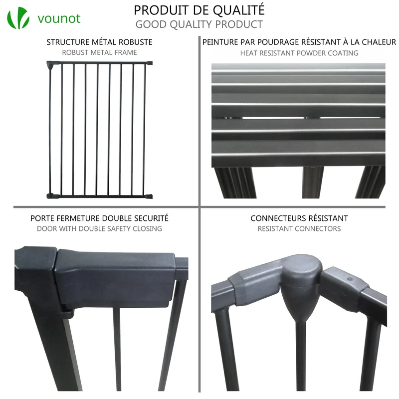 Barriere de securite GRANDE VERSION 3M 5 panneaux Pre assemble