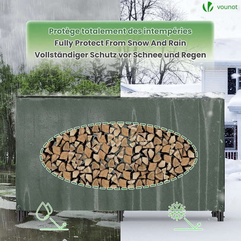 Serre buche 2m avec housse de protection