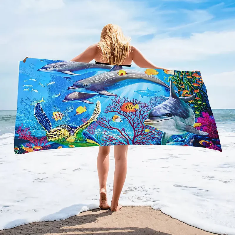 Serviette Plage Imprimée SPLASH