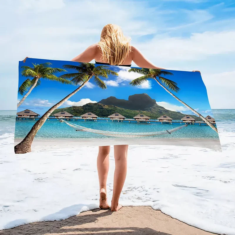 Serviette Plage Imprimée SPLASH