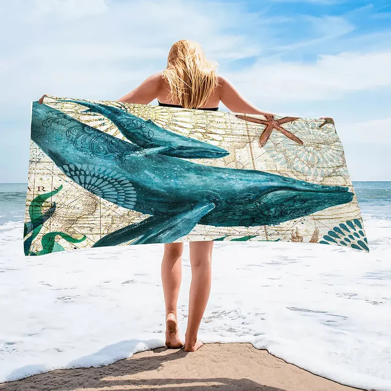 Serviette Plage Imprimée SPLASH