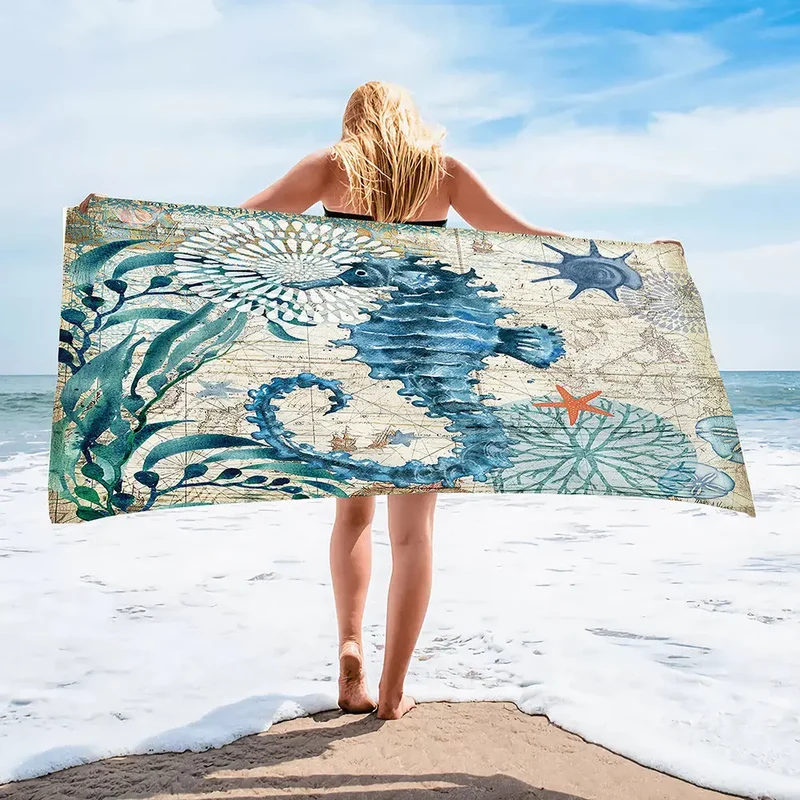 Serviette Plage Imprimée SPLASH