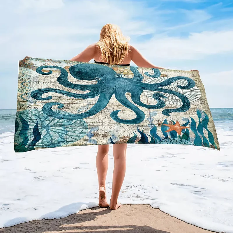 Serviette Plage Imprimée SPLASH
