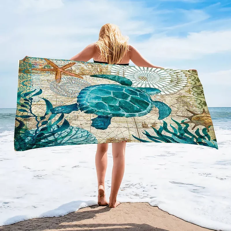 Serviette Plage Imprimée SPLASH