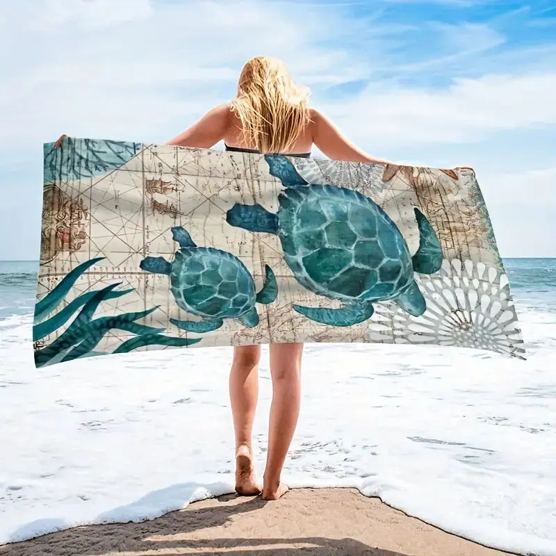 Serviette Plage Imprimée SPLASH