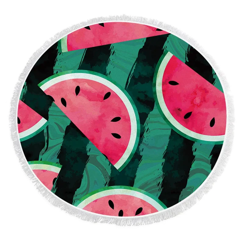 Serviette de Plage Ronde Fruit RAMUNE