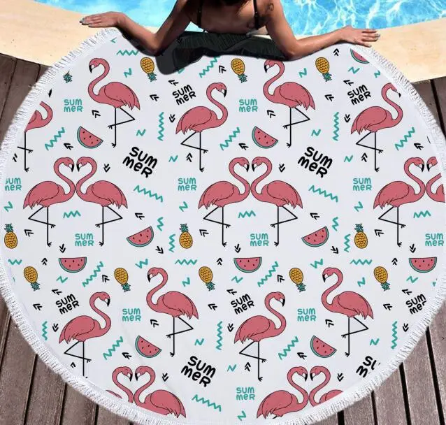 Serviette de Plage Ronde Flauma