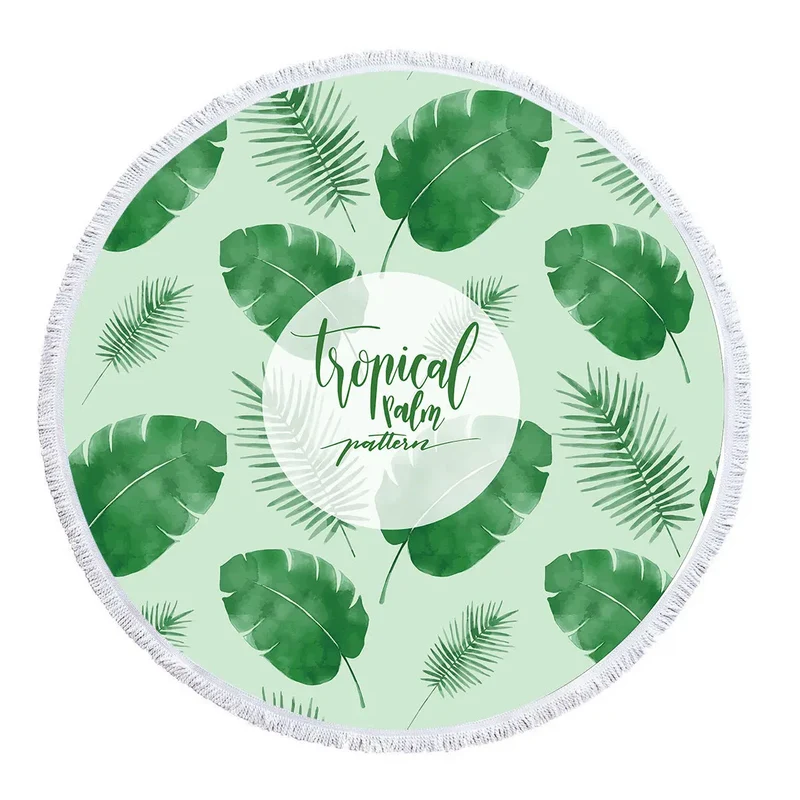 Serviette de Plage Microfibre LEAF