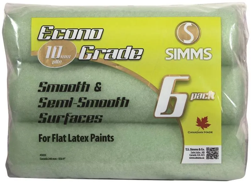Simms - Rouleau pour peintures mates au latex. Usage Écono