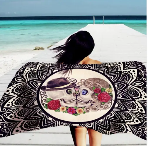 Serviette de Plage Imprimée Taro