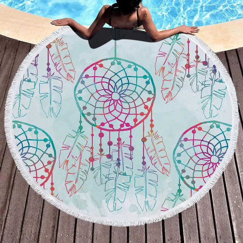 Serviette de Plage Microfibre FLORY