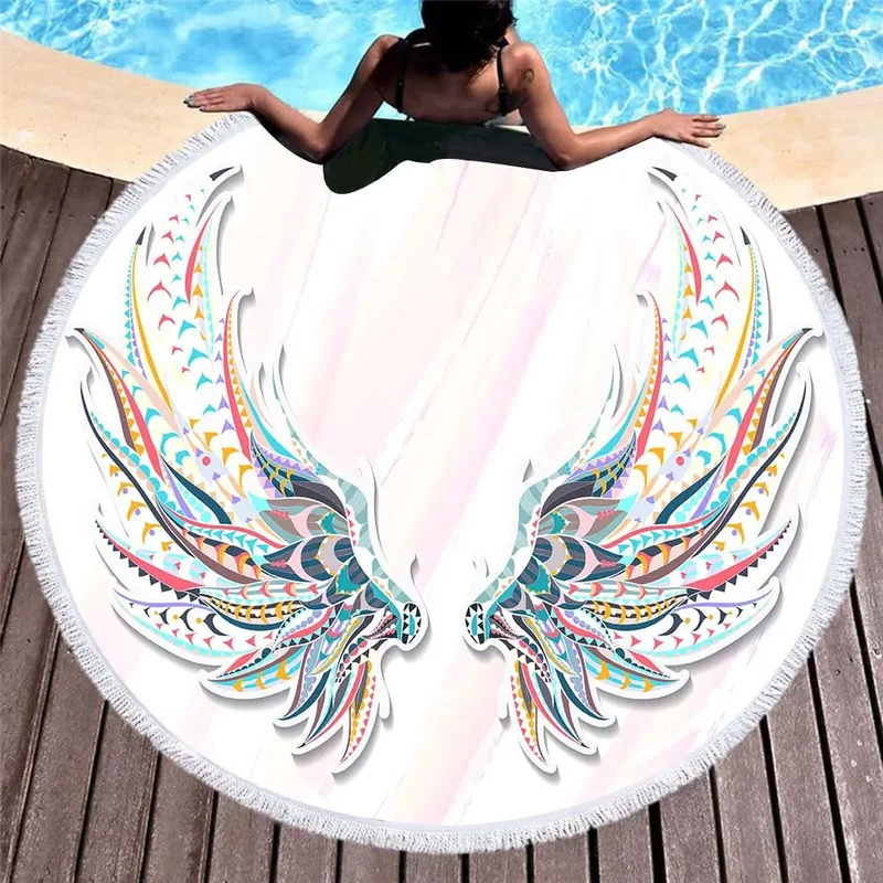Serviette de Plage Motifs Floraux RONTEX
