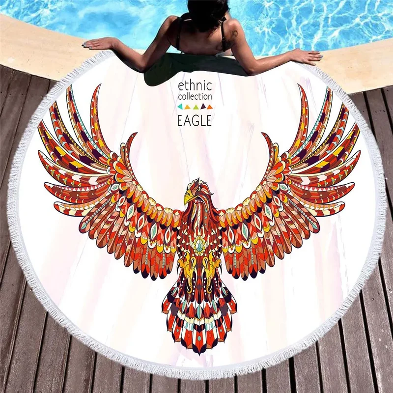 Serviette de Plage Motifs Floraux RONTEX