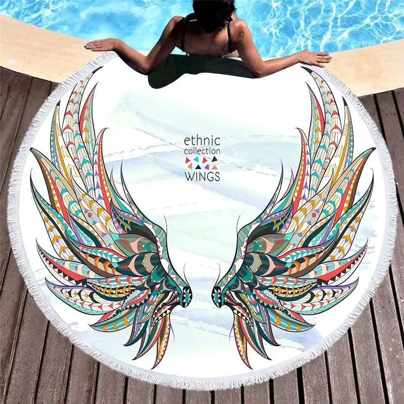 Serviette de Plage Motifs Floraux RONTEX
