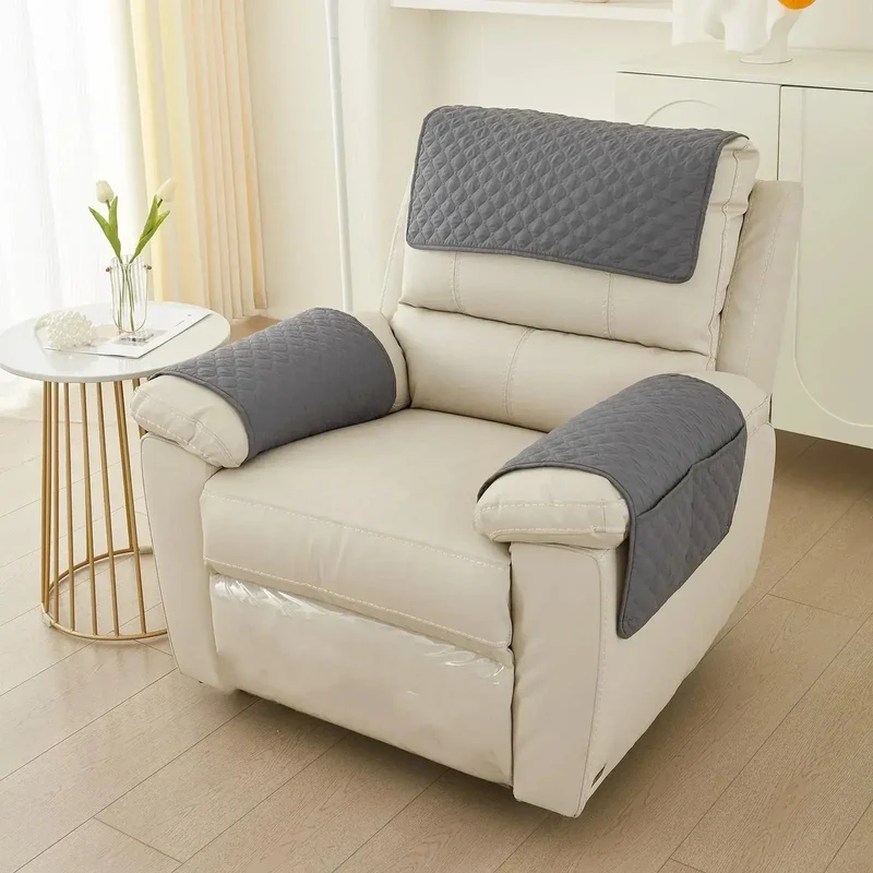 Housse accoudoir fauteuil extensible