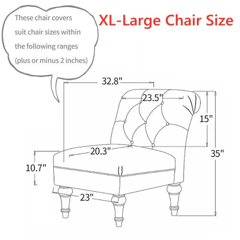 Housse pour fauteuil sans accoudoirs 1 Place RAMCESS