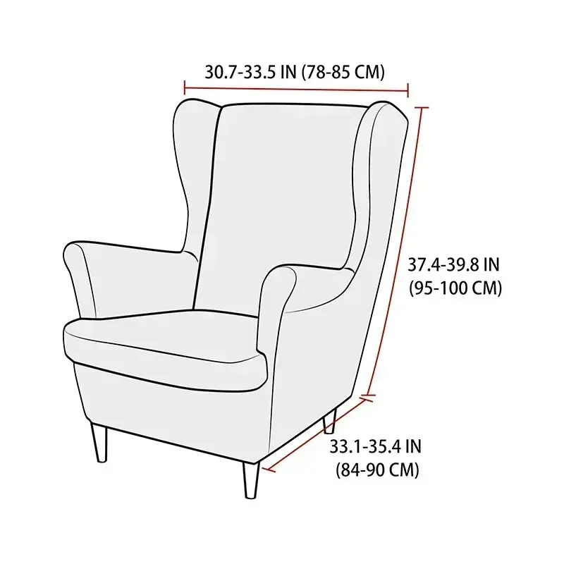 Housse fauteuil oreilles DUBLIN