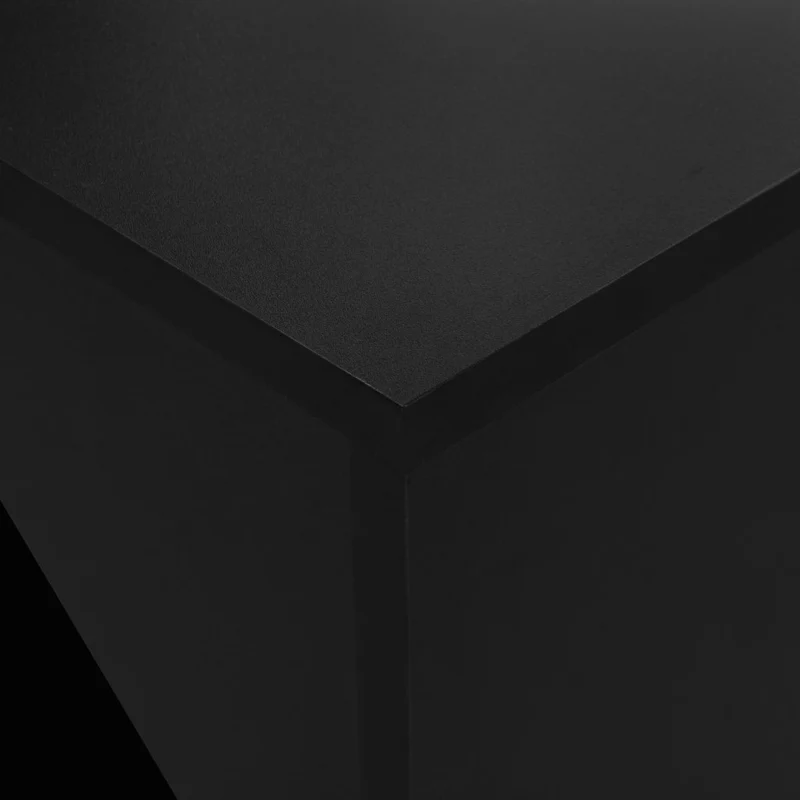 Table haute mange debout bar bistrot avec armoire noir 200 cm 0902044