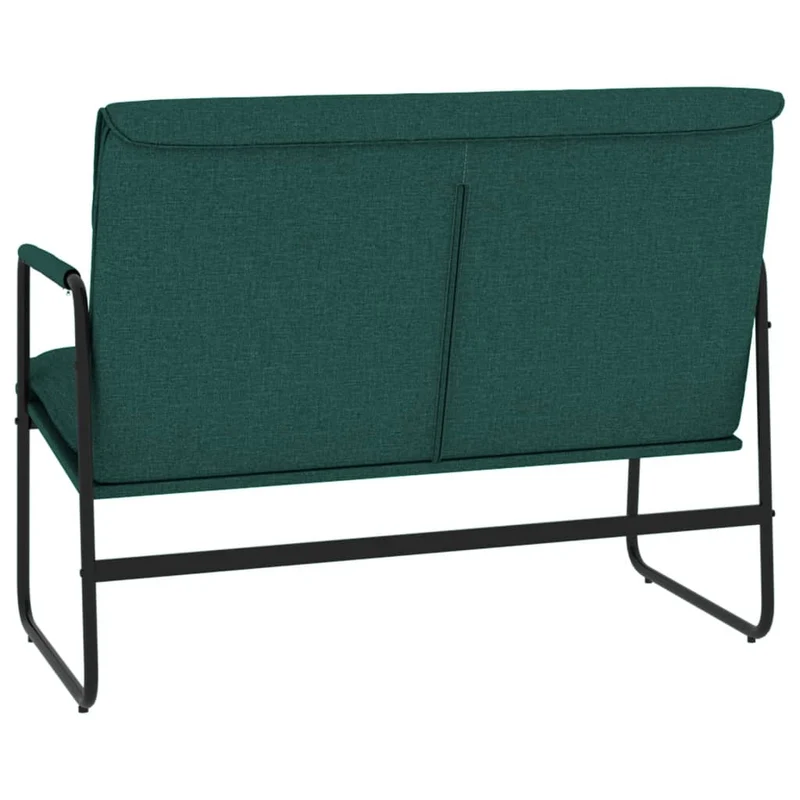 Banc banquette 100 x 64 x 80 cm tissu vert foncé 02_0010634