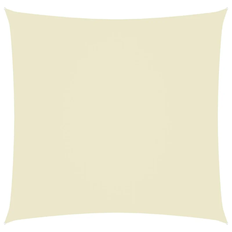 Voile toile d'ombrage parasol tissu oxford carré 3 x 3 m crème 02_0009486