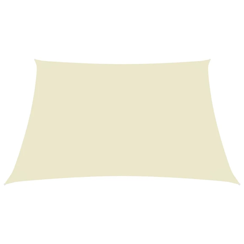 Voile toile d'ombrage parasol tissu oxford carré 3 x 3 m crème 02_0009486