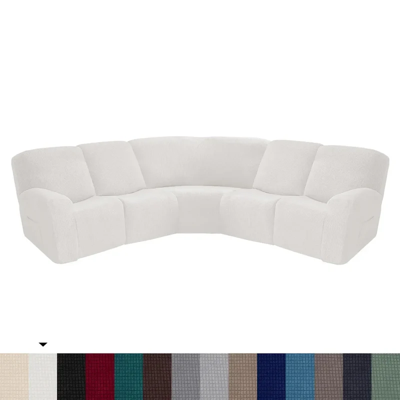 Housse canapé d'angle 5 Places DECOFLEX
