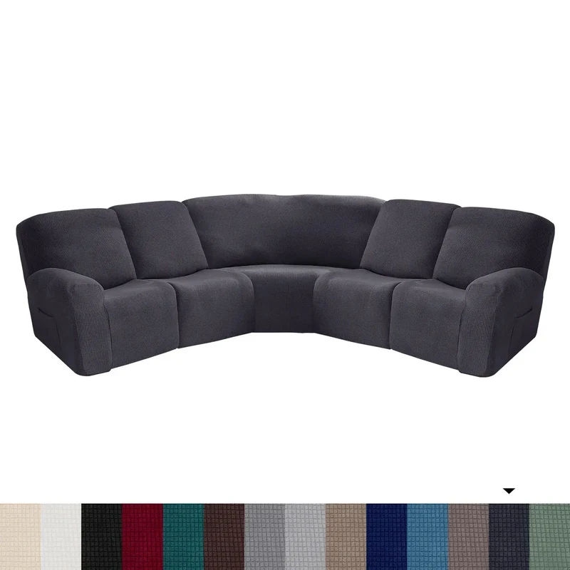 Housse canapé d'angle 5 Places DECOFLEX